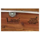  Contemporary Oak Upholstered Lift Top Cedar Chest by "Lane Furniture" 