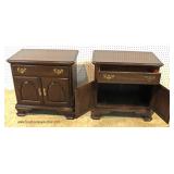 BEAUTIFUL 6 Piece SOLID Mahogany Bracket Foot Queen Poster Bedroom Set by "Ethan Allen Furniture" 