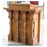 Oak Carved Pulpit 