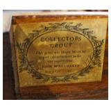 ANTIQUE Block Front 4 Drawer Mahogany Chest by "Collectors Group John Wanamaker made in New York" 