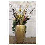  LARGE Contemporary Decorator Vase with Flowers 