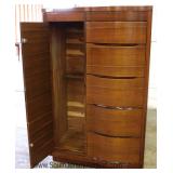  Mid Century Modern Danish Walnut Cedar Lined Gentlemen