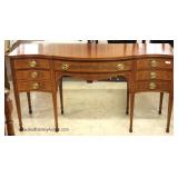 Mahogany 7 Drawer Spade Foot Sideboard by "Southern Furniture Company" 