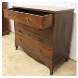 ANTIQUE Oak 4 Drawer Chest 