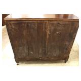 ANTIQUE Oak 4 Drawer Chest 