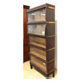 ANTIQUE Mahogany 5 Stack Barrister Bookcase by “Globe Wernicke” ANTIQUE Mahogany 5 Stack Barrister Bookcase by “Globe Wernicke”