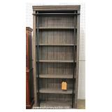Contemporary Gray Distressed Library Style Open Face Bookcase with original tags by “Martin Furnitur Contemporary Gray Distressed Library Style Open Face Bookcase with original tags by “Martin Furnitur