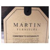 Contemporary Gray Distressed Library Style Open Face Bookcase with original tags by “Martin Furnitur