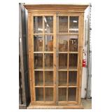 Contemporary Restoration Hardware Style 20 Pane 2 Door Bookcase 