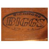 PAIR of Mahogany 4 Drawer Bachelor Chest by “Biggs Furniture” PAIR of Mahogany 4 Drawer Bachelor Chest by “Biggs Furniture”
