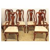  8 Piece Cherry Queen Anne Dining Room Set by “Thomasville Furniture, Impressions Collection”