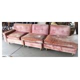 Mid Century 3 Piece Sectional Sofa by “S. Abbate Furniture” 