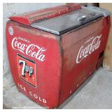 VINTAGE Coca Cola Chest Cooler with Original Paint 