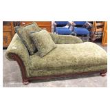 Contemporary Chaise Lounge with Pillows Contemporary Chaise Lounge with Pillows