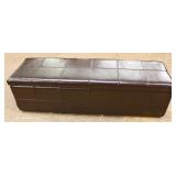 Leather Style Lift Top End of the Bed Storage Bench Leather Style Lift Top End of the Bed Storage Bench