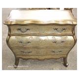 Bombay Poly Chrome Finish Decorator Contemporary Chest 