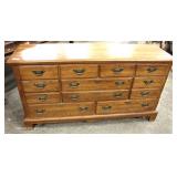 SOLID Oak Low Chest by “Durham Furniture” 