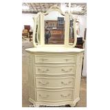 Selection of Contemporary White Decorator Dresser and CORNER Dresser with Mirrors Selection of Contemporary White Decorator Dresser and CORNER Dresser with Mirrors