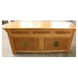 SOLID Mahogany Asian Inspired Buffet by “Hekman Furniture” 