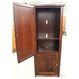 NEW Mahogany 2 Door Chimney Style Cupboard NEW Mahogany 2 Door Chimney Style Cupboard