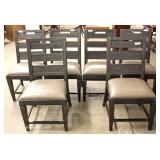 NEW Country Style 7 Piece Plank Top Dining Room Table and 6 Chairs NEW Country Style 7 Piece Plank Top Dining Room Table and 6 Chairs