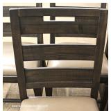 NEW Country Style 7 Piece Plank Top Dining Room Table and 6 Chairs NEW Country Style 7 Piece Plank Top Dining Room Table and 6 Chairs