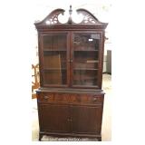 One of Several Mahogany China Cabinets 