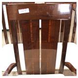 7 Piece Contemporary Modern Design Italian Lacquer Dining Room Table with 6 Chairs Table has 2 Leave