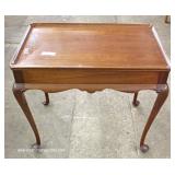 SOLID Mahogany Queen Anne Tea Table by “Biggs Furniture” 