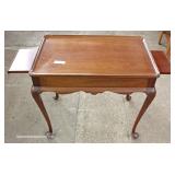 SOLID Mahogany Queen Anne Tea Table by “Biggs Furniture” 