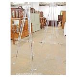 RARE PAIR of Mid Century Lucite Easels 