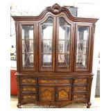 8 Piece Contemporary Carved and Banded Mahogany Dining Room Set – Table has 2 Leaves 8 Piece Contemporary Carved and Banded Mahogany Dining Room Set – Table has 2 Leaves