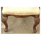 8 Piece Contemporary Carved and Banded Mahogany Dining Room Set – Table has 2 Leaves 8 Piece Contemporary Carved and Banded Mahogany Dining Room Set – Table has 2 Leaves