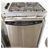 GE Profile Stainless Steel Front Dishwasher, Gas Stove Top, Oven and Microwave GE Profile Stainless Steel Front Dishwasher, Gas Stove Top, Oven and Microwave
