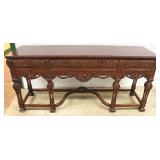 SOLID Walnut Highly Carved and Ornate Depression Buffet – VERY NICE SOLID Walnut Highly Carved and Ornate Depression Buffet – VERY NICE