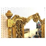 ANTIQUE Mahogany 2 Mirrored Door French 