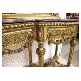 ANTIQUE Mahogany 2 Mirrored Door French 