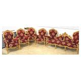 Elaborate 5pc Parlor Set