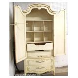  Country French Paint Decorated Gentlemen Chest with Fitted Interior – auction estimate $200-$400 