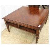  Burl Mahogany Square Coffee Table with Pull Out Tea Trays by “Maitland Smith Furniture” – auction e