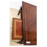  Burl Mahogany Square Coffee Table with Pull Out Tea Trays by “Maitland Smith Furniture” – auction e