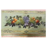  ANTIQUE 6 BOARD Blanket Box with all Hand Stenciled and Paint – auction estimate $200-$400 