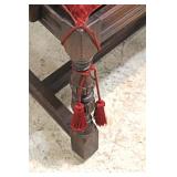  9 Piece Highly Carved and Ornate Oak Depression Refectory Dining Room Set in the Original Finish– a