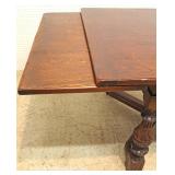  9 Piece Highly Carved and Ornate Oak Depression Refectory Dining Room Set in the Original Finish– a