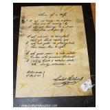  6 Piece Country Stenciled Breakfast Set – Hutch and Chairs by “Hitchcock Furniture” and Table by “E