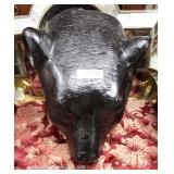  Hand Carved Wood Bear Head – auction estimate $100-$200 