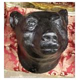  Hand Carved Wood Bear Head – auction estimate $100-$200 