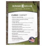  Contemporary Mahogany Display Cabinet by “Howard Miller” – auction estimate $100-$200 