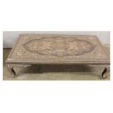 NICE Mother of Pearl Highly Inlaid Coffee Table – auction estimate $300-$600 