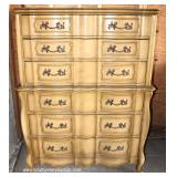  4 Piece French Provincial Bedroom Set with Full Size Bed by “Huntley Furniture” – auction estimate 